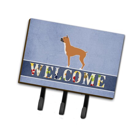 Carolines Treasures Boxer Welcome Leash or Key Holder BB5557TH68